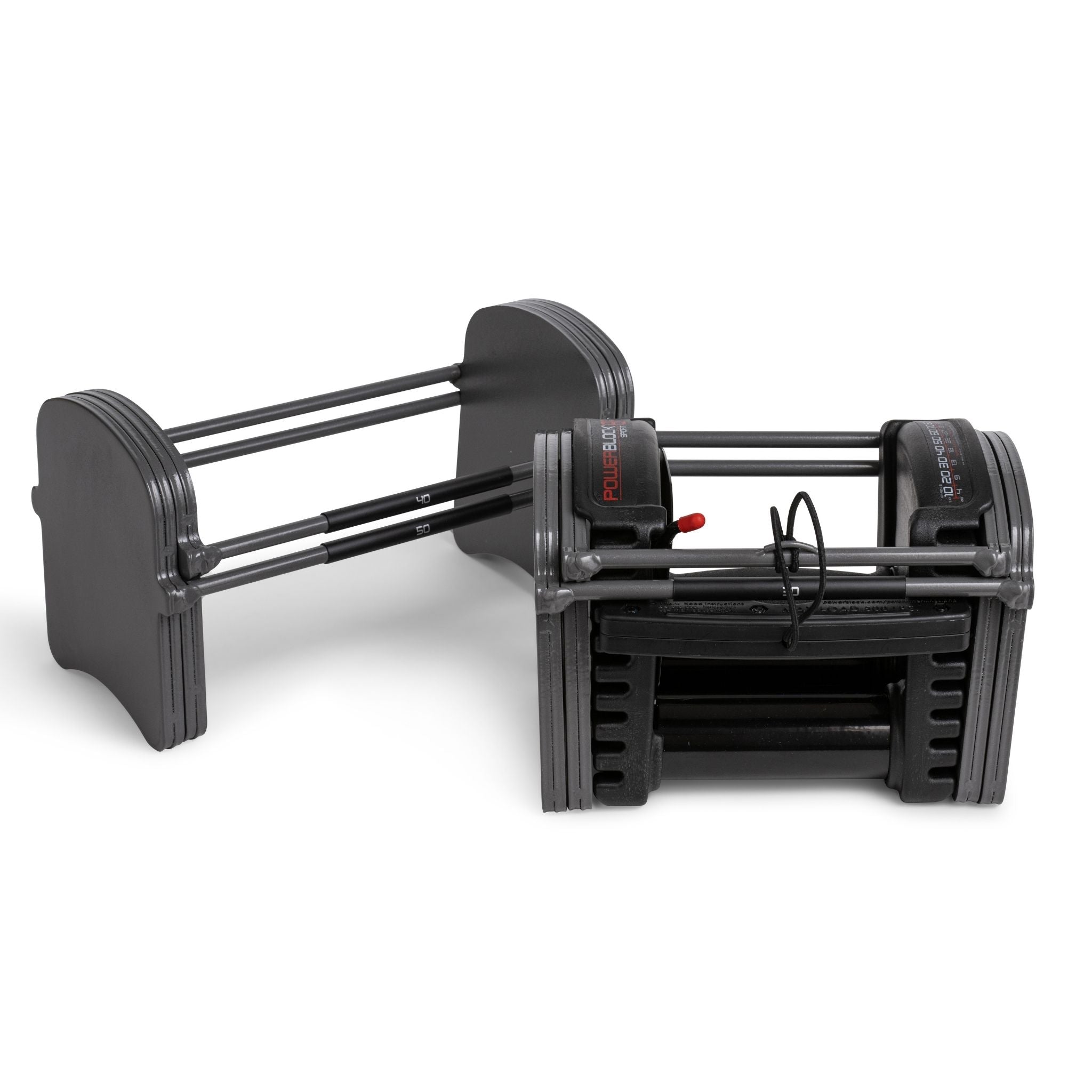 PowerBlock Expert 90 Gewichtsscheiben gestapelt – modulares System – Therapiegold