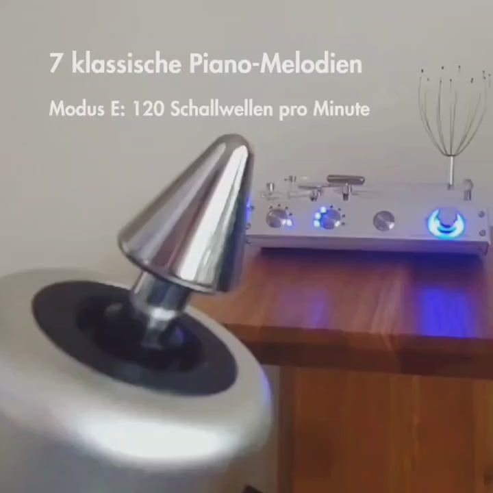 SoundWave Pro – Modus E mit 120 Schallwellen pro Minute für musikalisch stimulierende Schallwellentherapie | Therapiegold