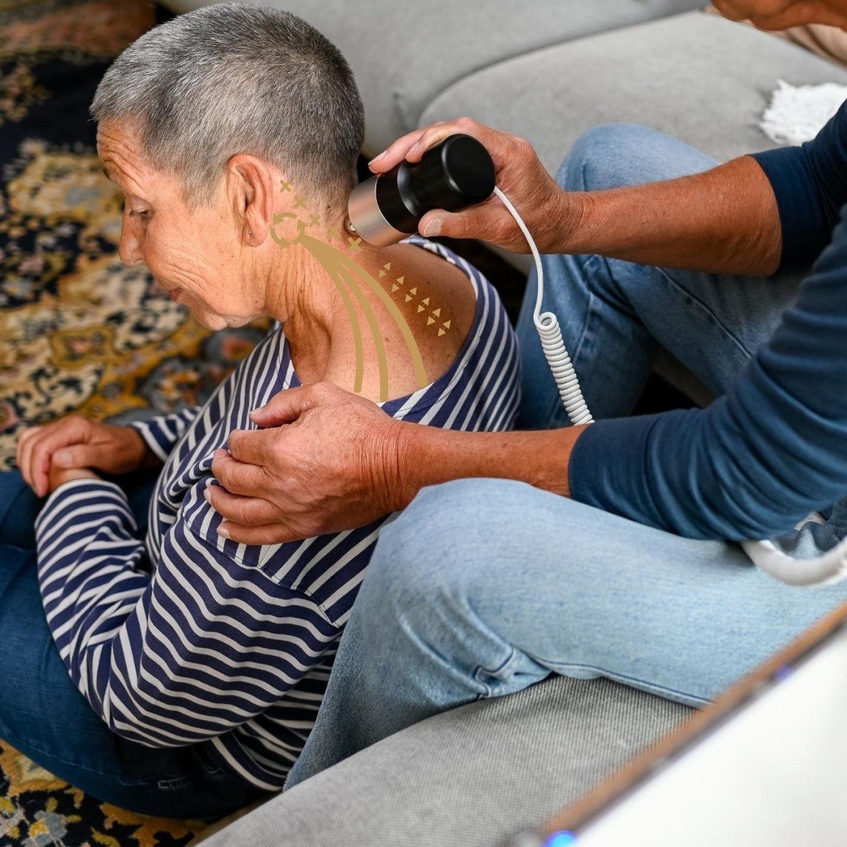 Tiefenwirksame Faszien-Lockerung mit dem SoundWave Pro zur Steigerung der Beweglichkeit